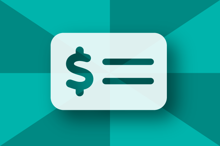money icon over green background